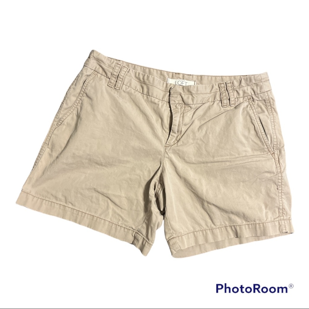 Ann Taylor Loft Tan Shorts (4)